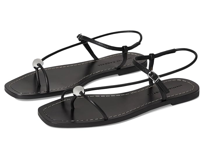 Loeffler Randall Lara Strappy Flat Sandals With Ball
