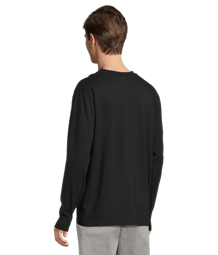 L.L.Bean Carefree Unshrinkable Tee Traditional Fit Long-Sleeve Henley - Image 3