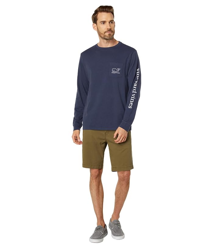 Vineyard Vines Long Sleeve Vintage Whale Pocket T-Shirt - Image 4