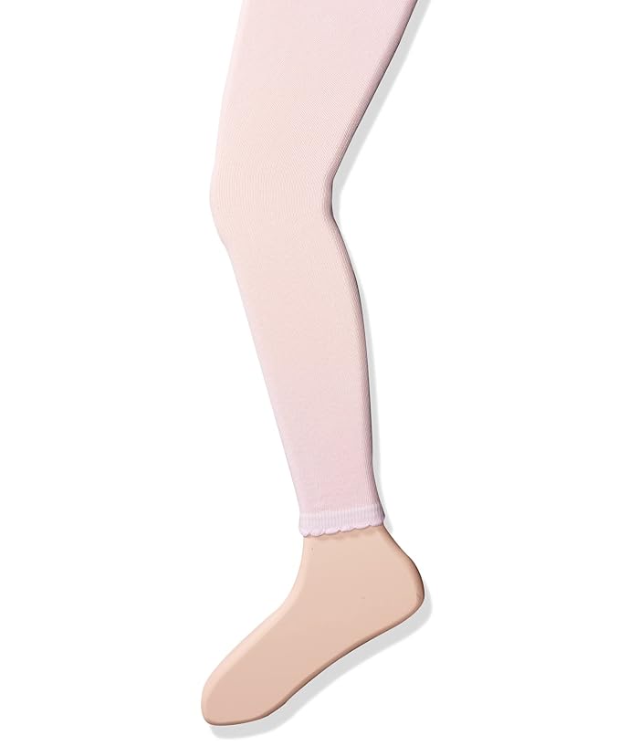 Jefferies Socks Girls' Little Cotton Footless Tights with Scalloped Edge - Image 4