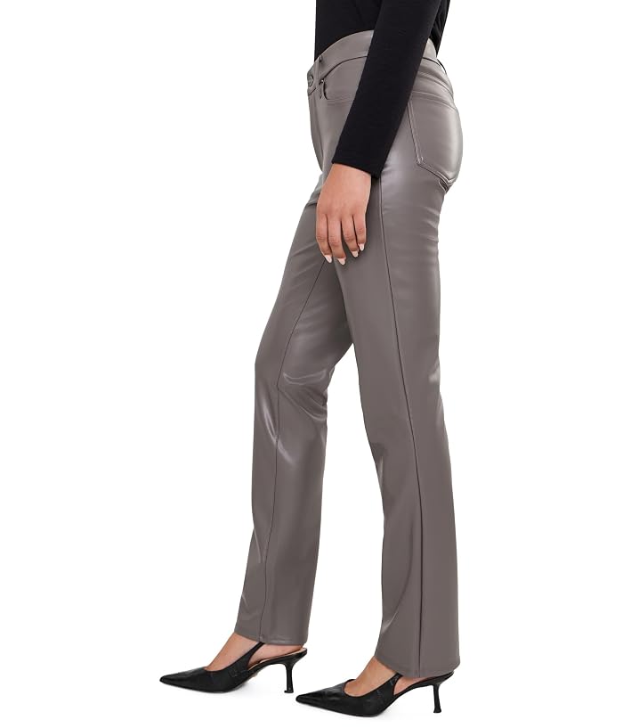 NYDJ Faux Leather Marilyn Straight Pants - Image 3