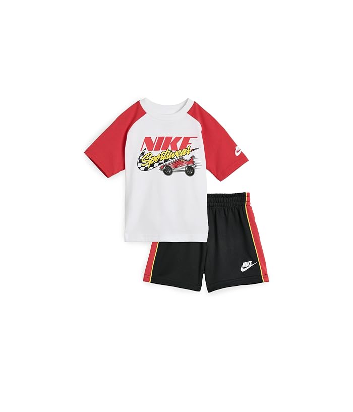 Nike Kids Victory Lap French Terry Shorts Set (Toddler) - Image 4
