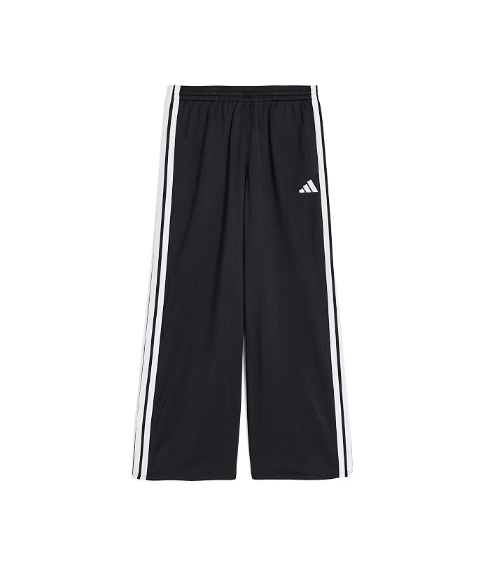 adidas Kids Elastic Waistband Tricot Wide Leg Pants (Big Kid)
