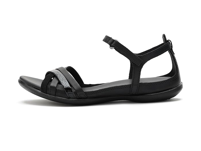 ECCO Flash Leather Ankle Strap Sandals - Image 2