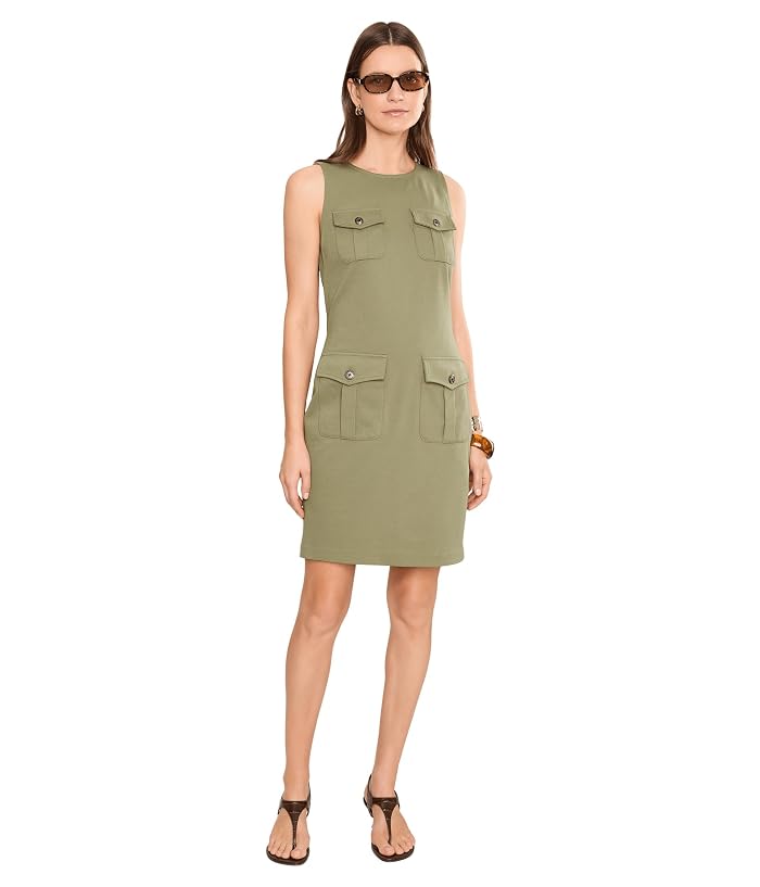 Lauren Ralph Lauren Ponte Sleeveless Sheath Dress - Image 2