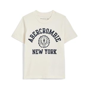 abercrombie kids Y2K Crest T-Shirt (Little Kid/Big Kid)