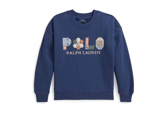 Polo Ralph Lauren Kids Patchwork-logo French Terry Sweatshirt (Toddler/Little Kid)