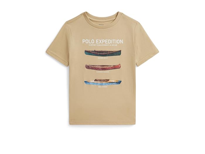 Polo Ralph Lauren Kids Cotton Jersey Graphic Tee (Toddler/Little Kid) - Image 3