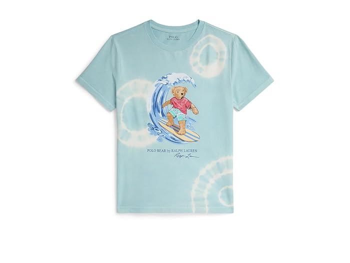 Polo Ralph Lauren Kids Tie-Dye Polo Bear Cotton Tee (Big Kid) - Image 3