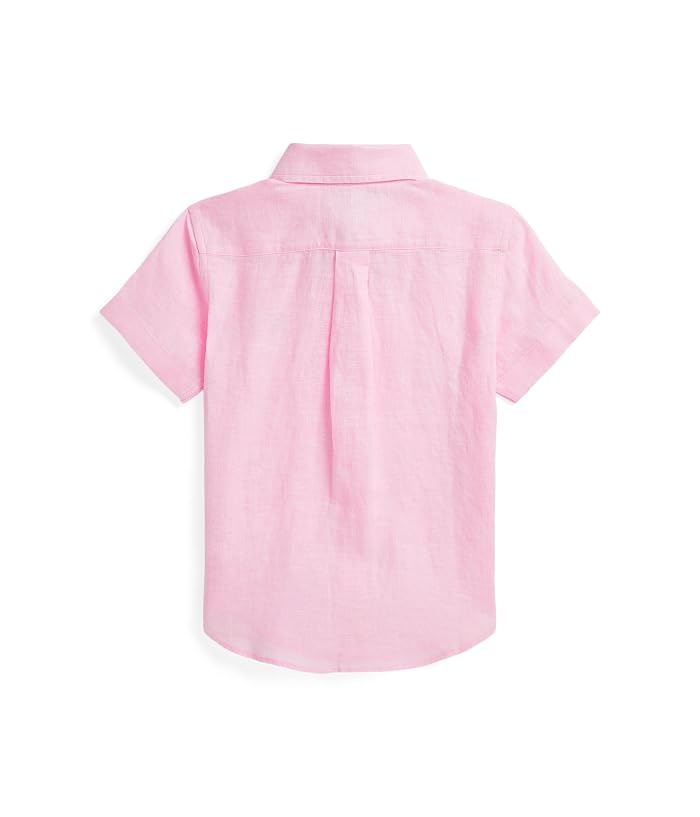 Polo Ralph Lauren Kids Linen Short Sleeve Shirt (Toddler/Little Kid) - Image 2