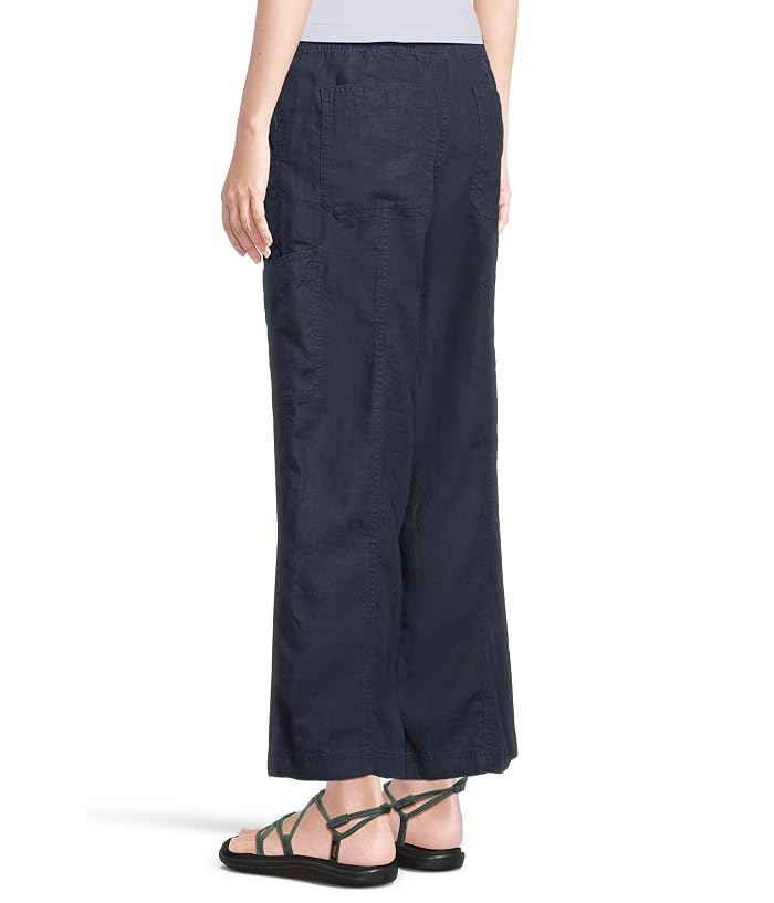 L.L.Bean Premium Linen Breezy Mid-Rise Wide Leg Utility Pull-On Pants - Image 3