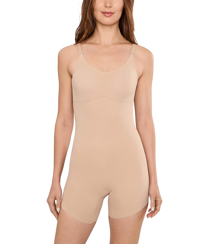 Naomi & Nicole Sidekick Slanted Hem Low Back Bodysuit