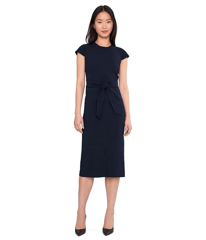 Calvin Klein Cap Sleeve Self Tie Midi Sheath - Image 2
