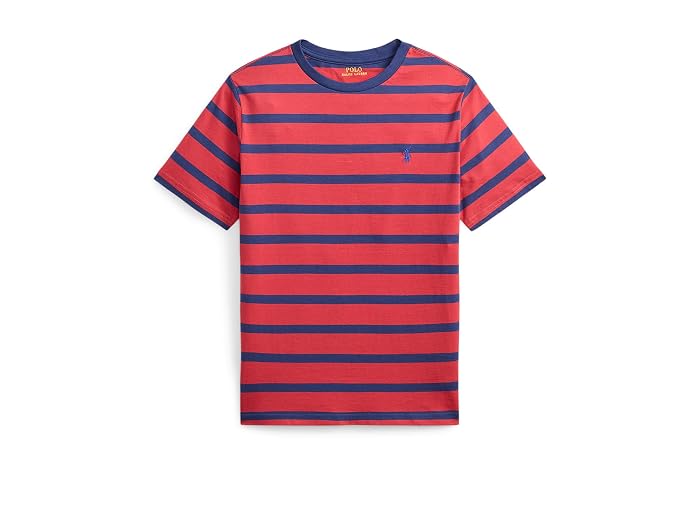 Polo Ralph Lauren Kids Striped Cotton Jersey Tee (Big Kid)