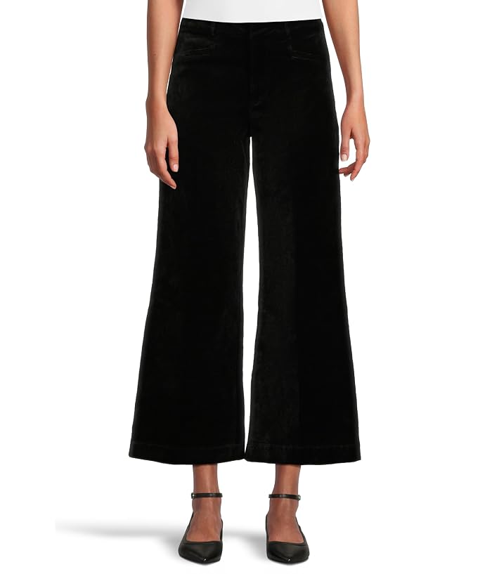 Paige Clean Front Anessa Trouser In Black Overdye