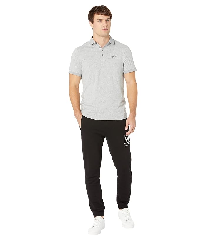 Armani Exchange Slim Fit Milano/New York Logo Polo - Image 4