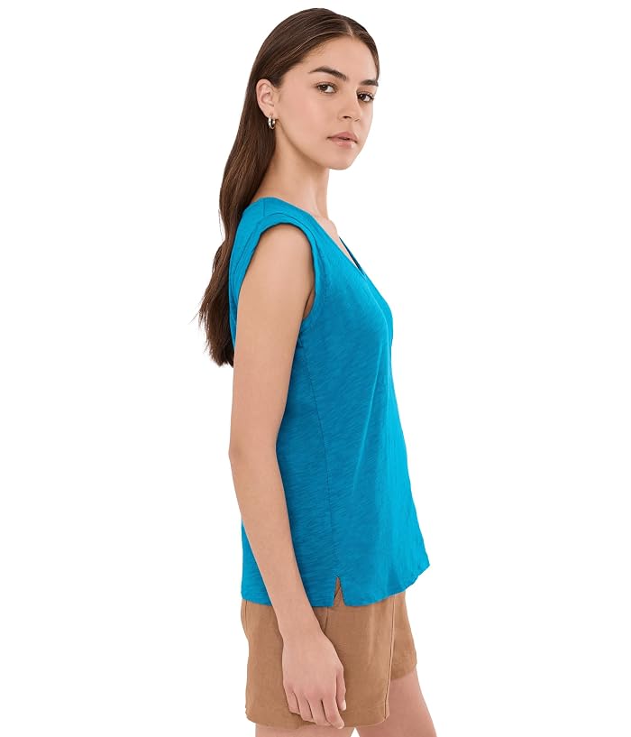 Mod-o-doc Cap Sleeve Scoop Neck Tee - Image 3