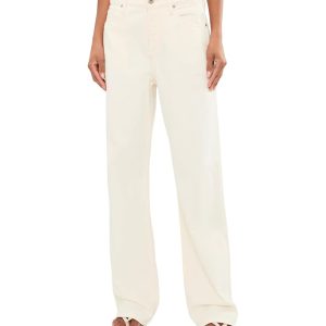 AG Jeans Billie Relaxed Straight in Powder