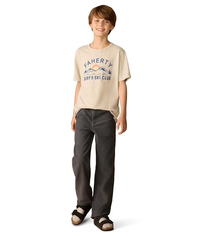 Faherty kids Graphic Surf & Ski Club Tee (Big Kid) - Image 2