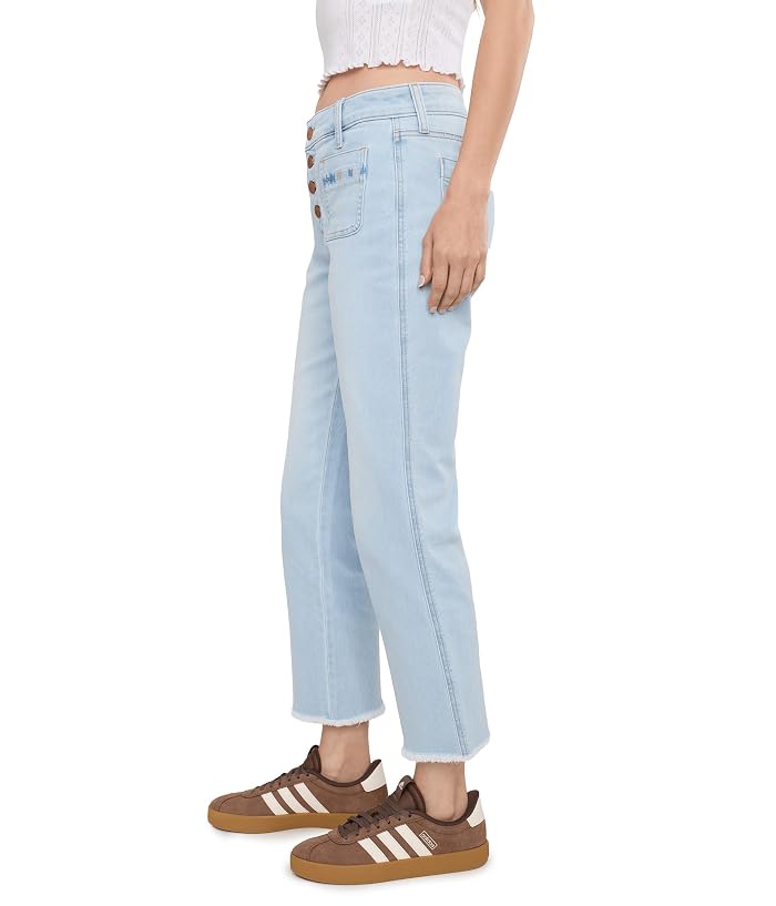 NYDJ Marilyn Straight Ankle Embroidered Jeans - Image 3