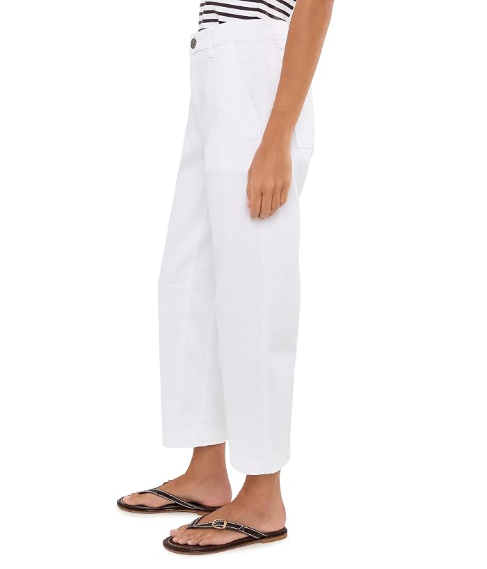 KUT from the Kloth Petite Ashton Barrel in Optic White - Image 3