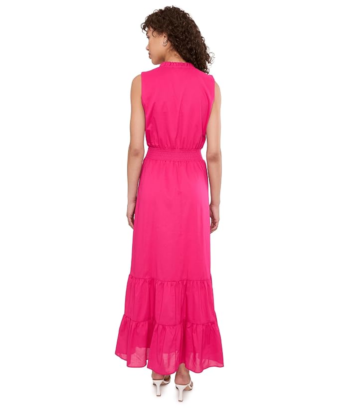 Vince Camuto Tie Neck Smocked Waist Maxi - Image 2