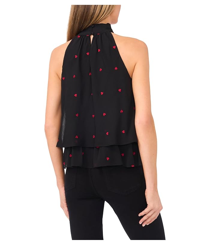 CeCe Tiered Halter Bow Tie Top - Image 2