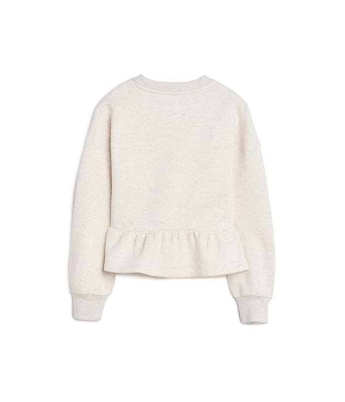 adidas Kids Heather Peplum Waist Pullover Pant Set (toddler/Little Kid) - Image 2