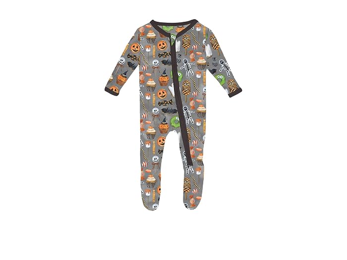 Kickee Pants Kids Print Footie with 2 Way Zipper (Infant) - Image 3