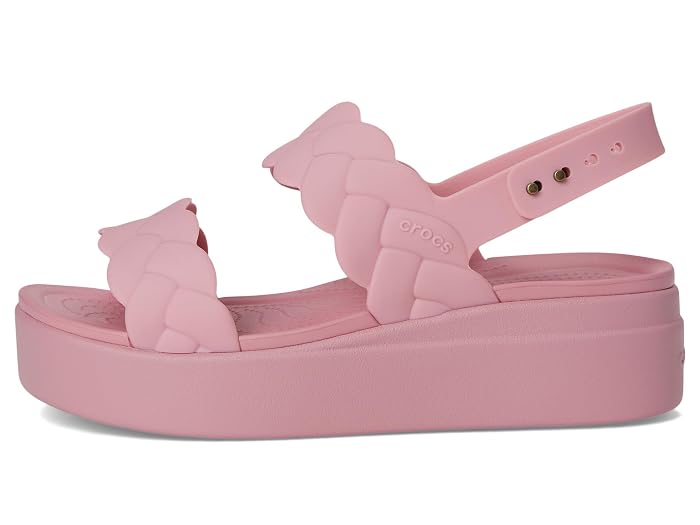 Crocs Brooklyn Woven Low Wedge Sandals - Image 2