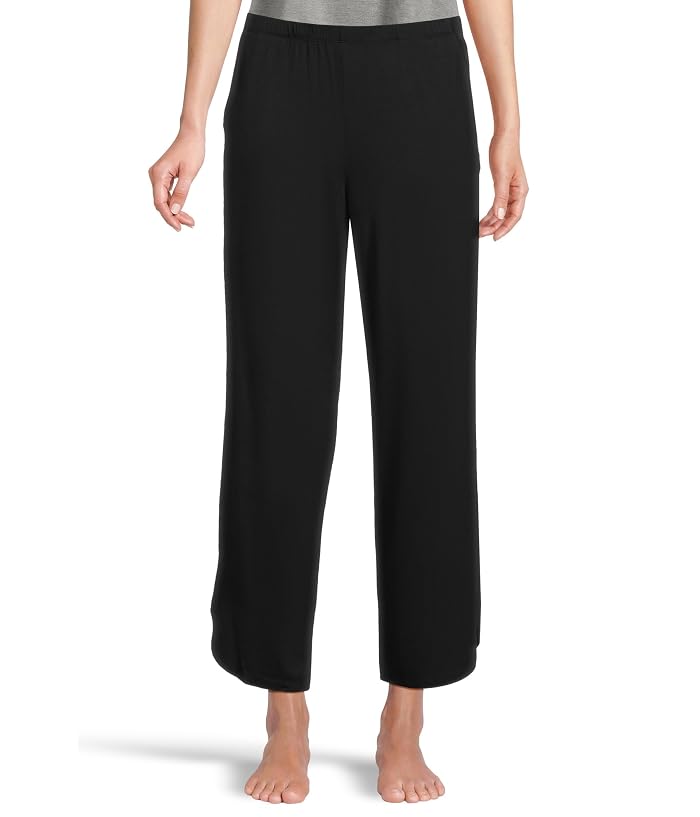 Barefoot Dreams Ultra Soft Jersey Curved Hem Cropped Pant