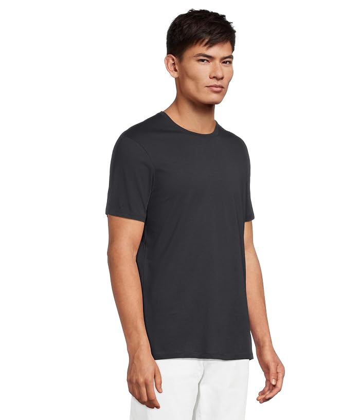 Armani Exchange Crew Neck Tee with Small Logo Patch - Image 2