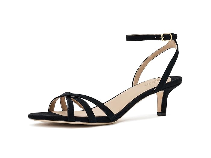 Lauren Ralph Lauren Kendyl Kitten-Heels Suede Sandals