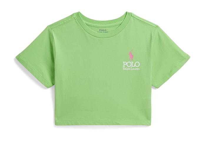 Polo Ralph Lauren Kids Big Pony Logo Cotton Boxy Tee (Toddler/Little Kid) - Image 3