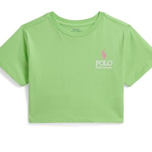 Polo Ralph Lauren Kids Big Pony Logo Cotton Boxy Tee (Toddler/Little Kid)