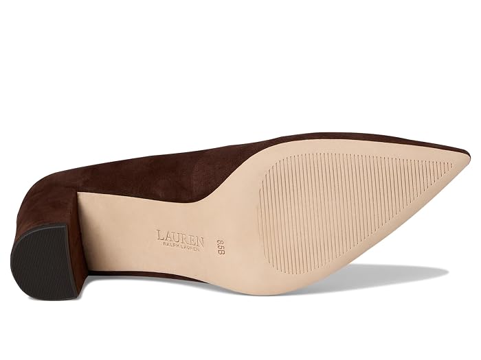 Lauren Ralph Lauren Lanette Suede Block-Heel Pumps - Image 3