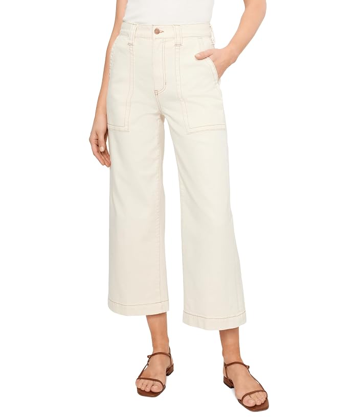 Liverpool Los Angeles Stride High-Rise Wide Leg Crop with Patch Pockets 26"