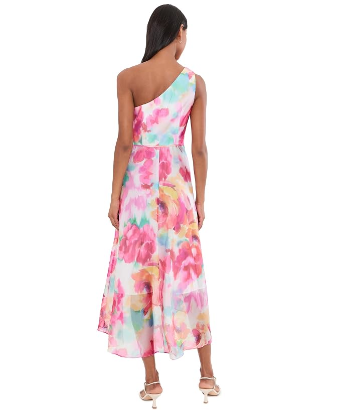 Adrianna Papell Printed High-Low Dress - Image 4