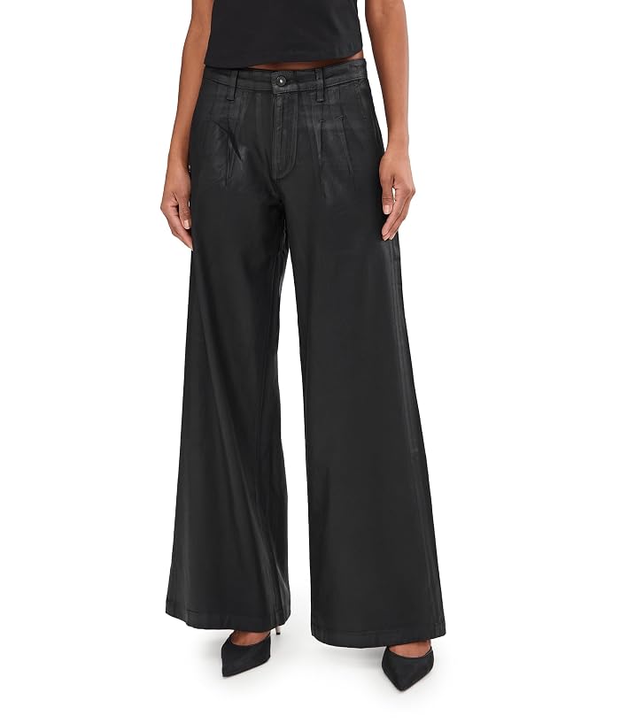 AG Jeans Dorine Mid Rise Pleated Palazzo