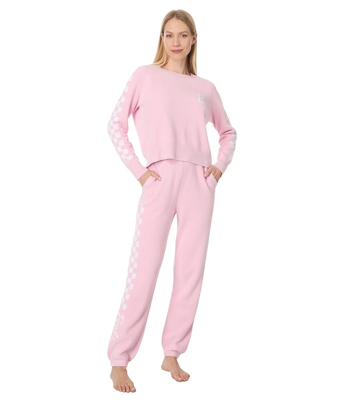 Barefoot Dreams CozyChic® Ultra Lite Checkered Barbie Joggers - Image 4