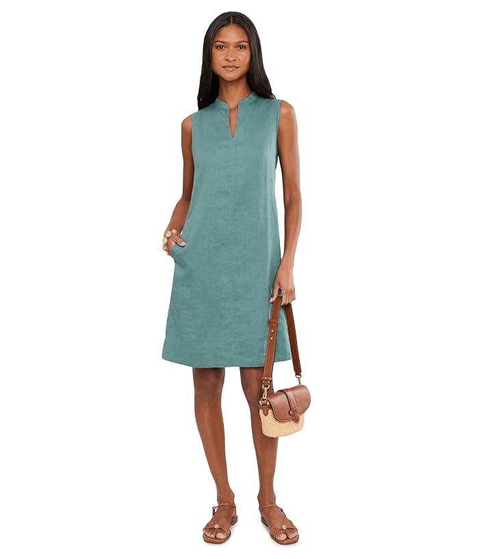 Eileen Fisher Organic Linen Knee Length Dress - Image 2