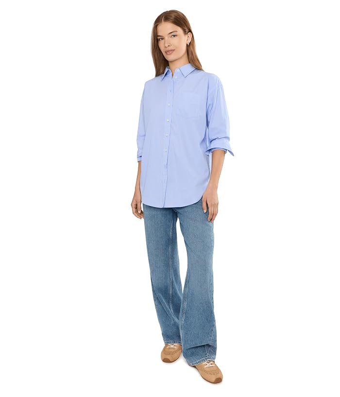 Lauren Ralph Lauren Petite Striped Cotton Broadcloth Shirt - Image 2