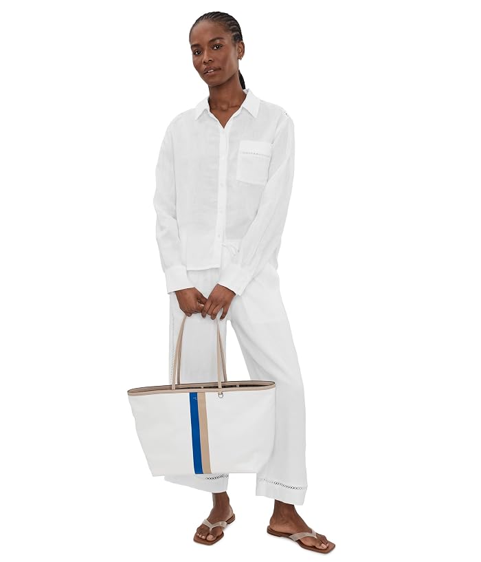 Splendid Stella Lnen Trim Button-Down - Image 2