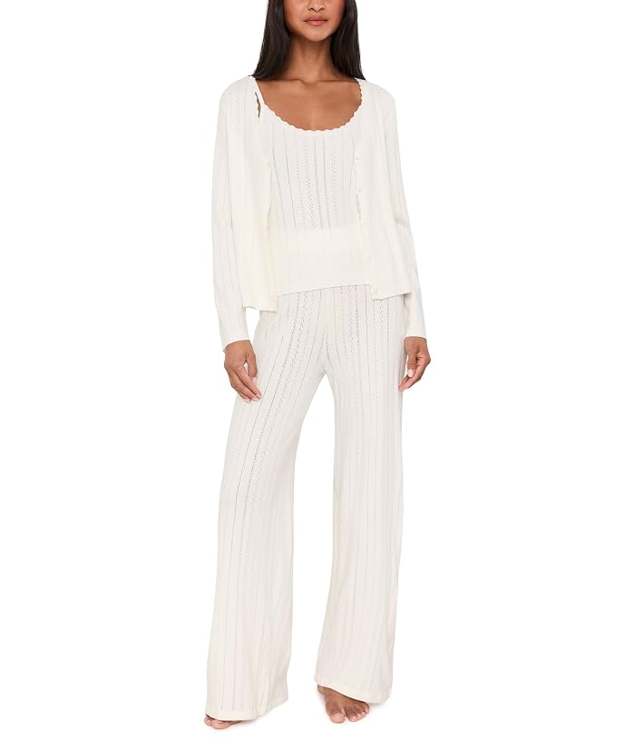 Eberjey Pointelle Sweater Scoop Neck Cami - Image 2