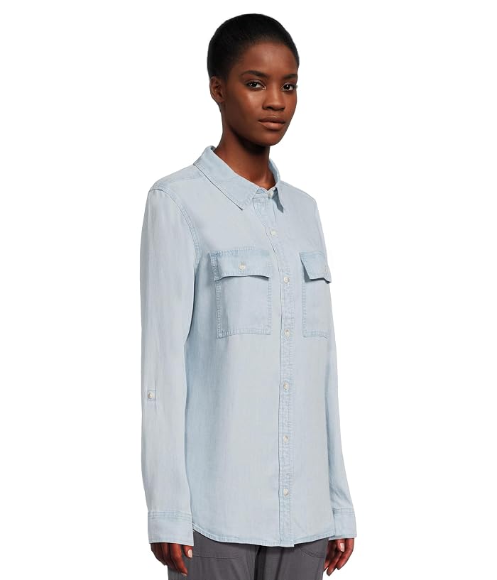 L.L.Bean Soft Washed Tencel Utility Shirt - Image 2