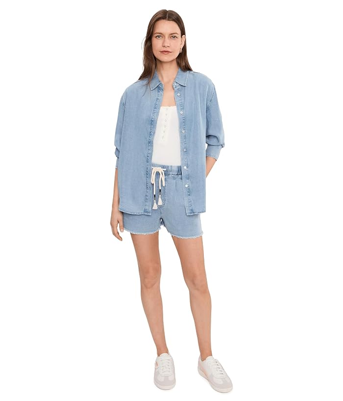 Spiritual Gangster Meadow Chambray Shorts - Image 2