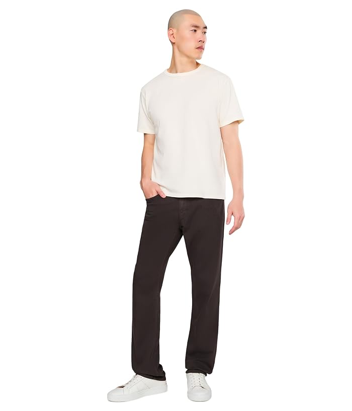 Paige Normandie 32" Transcend Straight Leg Pants in Deep Chocolate - Image 2