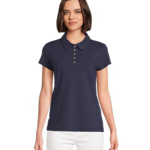 Lilly Pulitzer Frida Scallop Polo Upf 50+