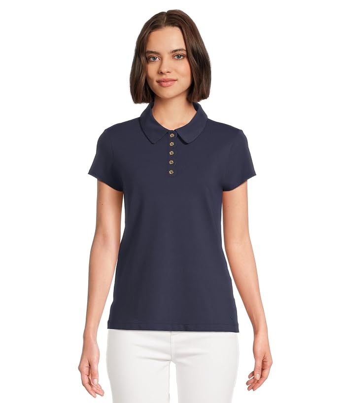 Lilly Pulitzer Frida Scallop Polo Upf 50+