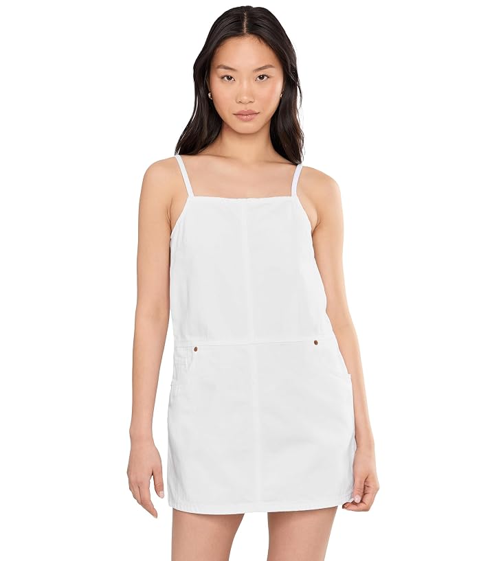 Blank NYC Head It The Clouds Tank Dress in White